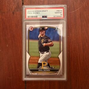 2023 Bowman Draft Paul Skenes PSA 10 Baseball Card - Black & Gold